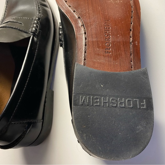 FLORSHEIMIM - BLACK - BERLEY MOC TOE PENNY LOAFER - Picture 15 of 15